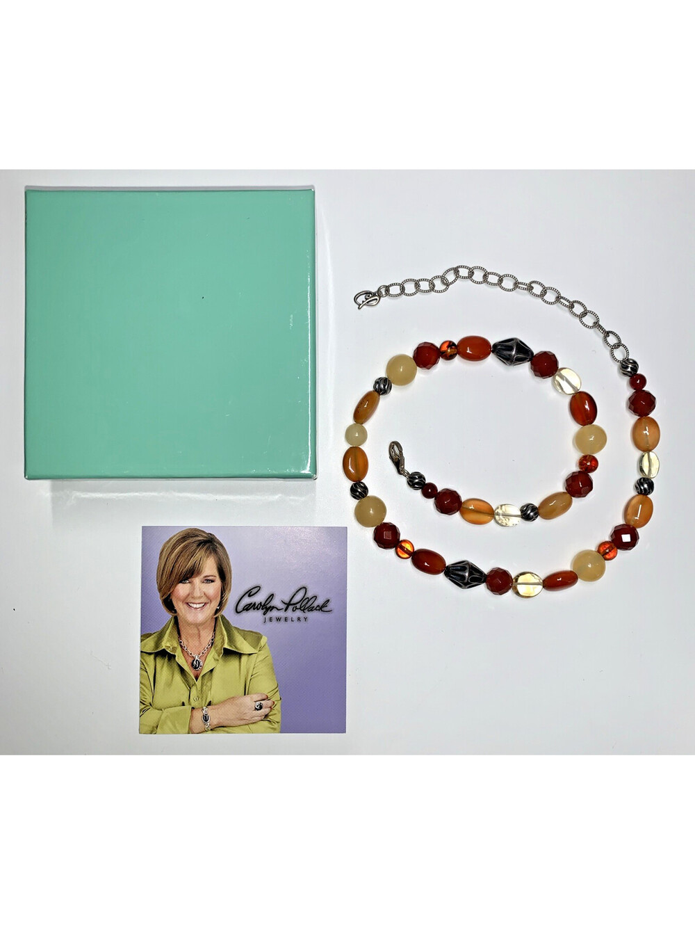 Carolyn Pollack - .925  ~ Joyful Gems Autumn Beaded Necklace